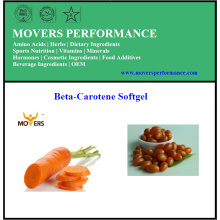 Hot Selling alta qualidade beta-caroteno Softgel